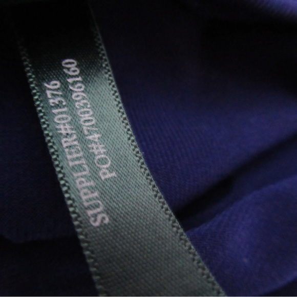 Lauren Ralph Lauren Floral Cowl Neck Sleeveless Sheath Dress Blue White Size 8 - Picture 9 of 16